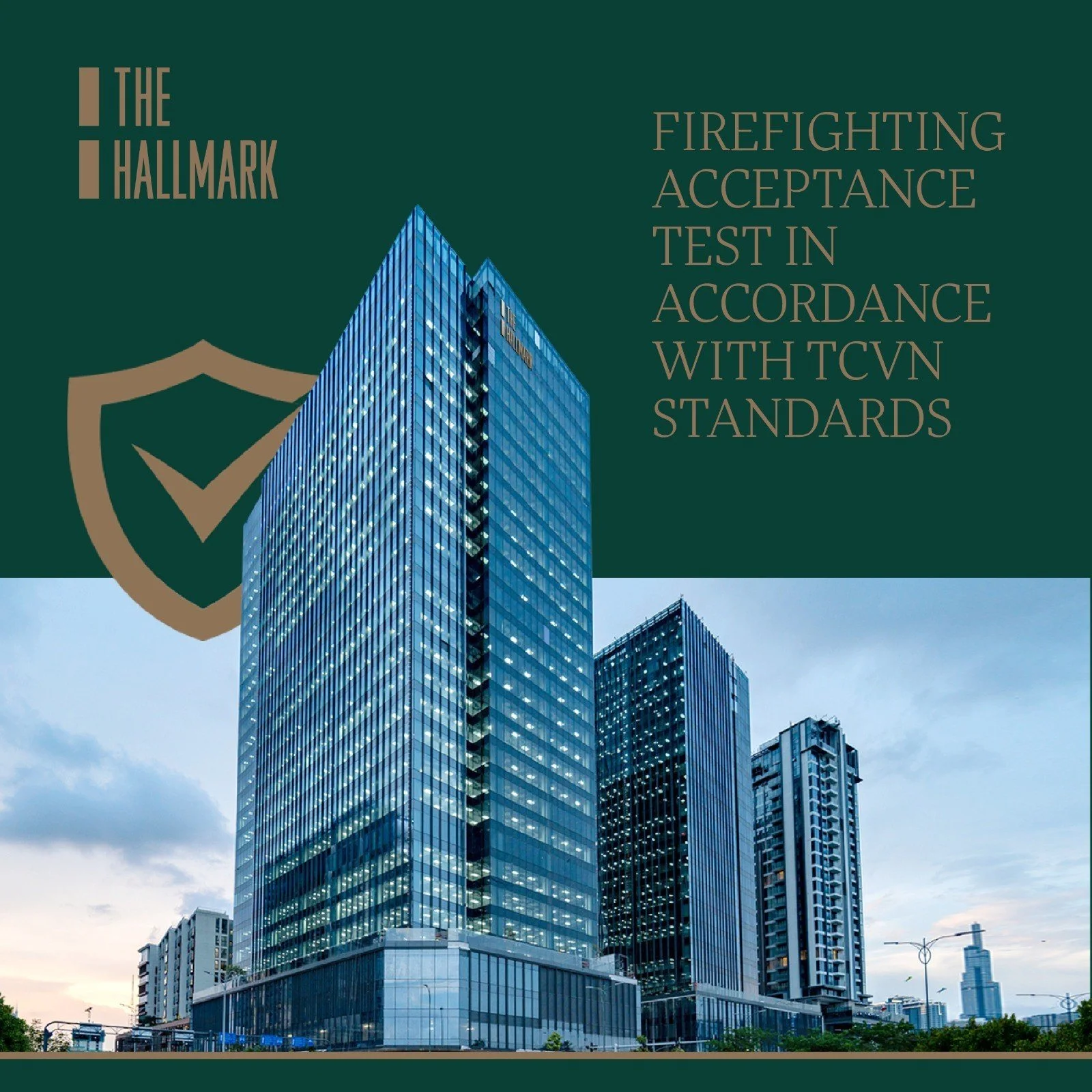 The Hallmark được cấp giấy nghiệm thu phòng cháy chữa cháy (PCCC) theo tiêu chuẩn TCVN mới nhất tại Việt Nam