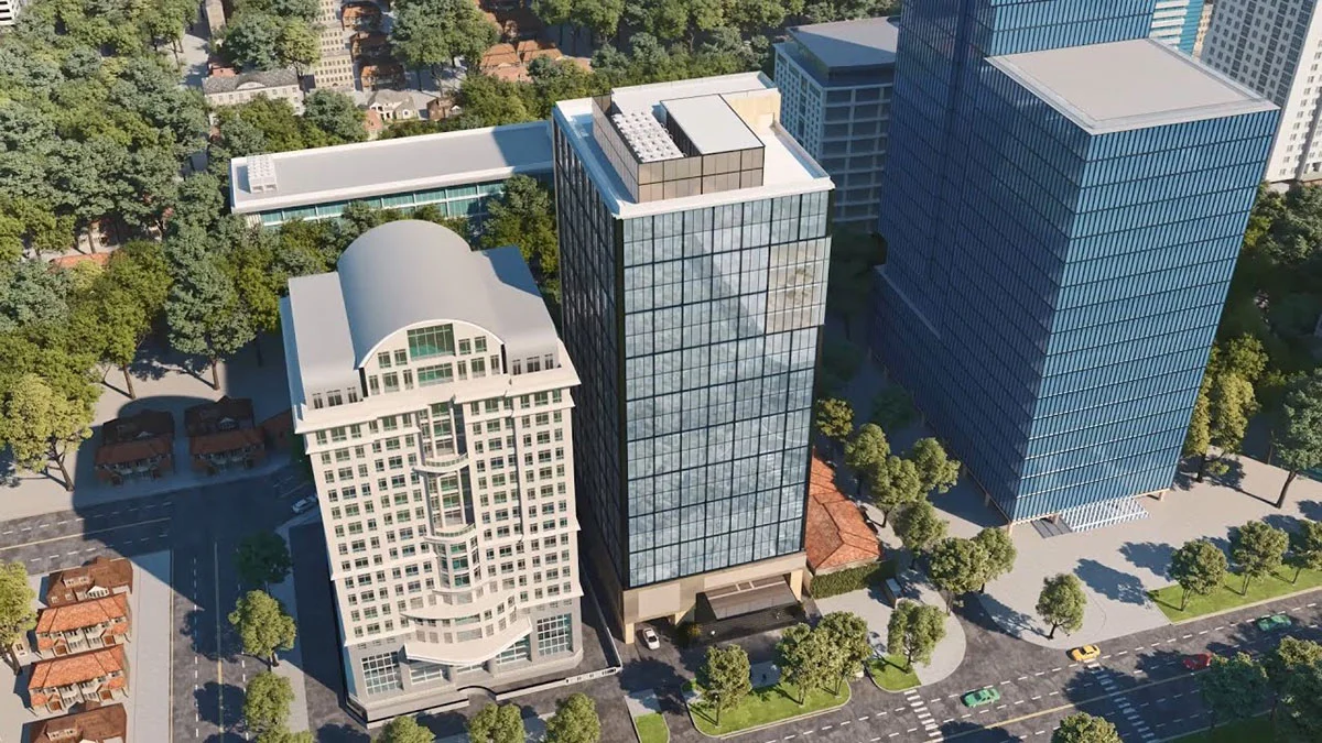 Tòa nhà văn phòng Friendship Tower sở hữu lối kiến trúc cao cấp, sang trọng