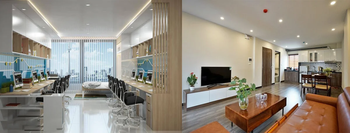 so sánh căn hộ Officetel và căn hộ thường